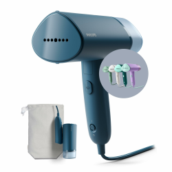 🌟 Philips 3000-Serie Tragbarer Dampfglätter - 1000 W, Kompakt und Faltbar, Blau (STH3000/20) - Angebot Angebot bei HelloDeals