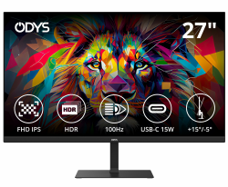 Angebot: ODYS i27 Monitor 🌟 27-Zoll-Bildschirm mit HDR & FreeSync Angebot bei HelloDeals