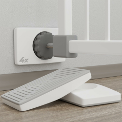 🛡️ Hoffenbach 4X Wandschutz Pads für Treppengitter & Türschutzgitter Angebot bei HelloDeals