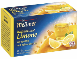 Meßmer Ländertee | Italienische Limone Tee | 20 Teebeutel Angebot bei HelloDeals