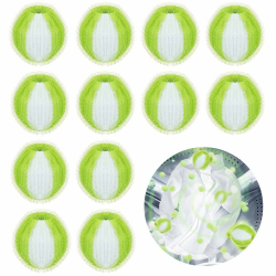 🐶🐱 Tierhaarentferner Waschmaschine | 12 Stücke Fusselbälle | Wiederverwendbar & Effektiv Angebot bei HelloDeals