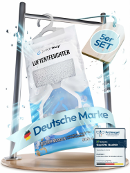 🌿🛡️ PEARWAY Luftentfeuchter Beutel XL 5x250g | Entfeuchter Schrank & Fenster | Feuchtigkeitsabsorber Angebot bei HelloDeals