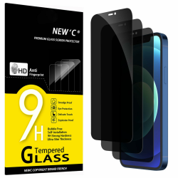 📱 NEW'C 3 Stück Sichtschutz Panzer Schutz Glas für iPhone 12,iPhone 12 Pro (6,1 Zoll) 🛡️ Angebot bei HelloDeals