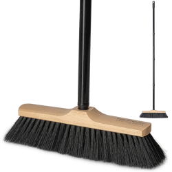 🧹🏡 Besen mit Stiel, Zimmerbesen 30 cm breit, Kehrbesen mit weichen Borsten für innen 🏡🧹 Angebot bei HelloDeals