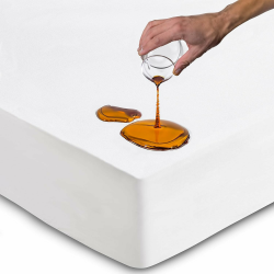 🛏️ Wasserdichter Matratzenschoner 90 x 200 cm - Matratzenauflage mit Nässeschutz Angebot bei HelloDeals
