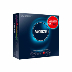 🌟 My.Size Kondome Größe 5, 60 mm, Großpackung, 36 Stück Angebot bei HelloDeals