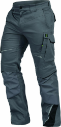 👨‍🔧👖 Leib Wächter Herren Flex-line Arbeitshose 48 Grau/Schwarz 🛠️ Angebot bei HelloDeals