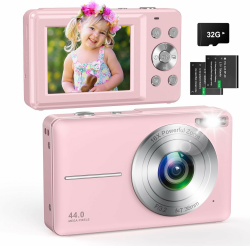 📸 Zostuic Digitalkamera Fotokamera mit 32GB Karte, FHD 1080P 44MP Fotoapparat 16X Digitalzoom 🎁 Angebot bei HelloDeals