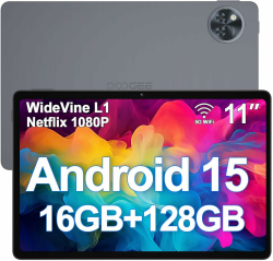 DOOGEE U11 Android 15 Tablet 11 Zoll 16GB RAM +128GB ROM (2TB TF) 8580mAh Gaming Tablet Android [2025] Angebot bei HelloDeals