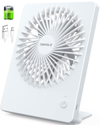 TriPole Tischventilator Leise, 2000mAh Ladefähige USB Ventilatoren - Angebot Angebot bei HelloDeals