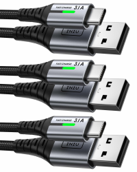 🔌 INIU USB C Kabel [3 Stück 2m+2m+0,5m] - Schnellladung für Samsung, iPhone, iPad, MacBook Angebot bei HelloDeals