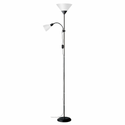 🌟 Angebot: Spari Deckenfluter mit Leselampe - LED Stehlampe Angebot bei HelloDeals