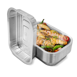 Mamatura Aluschalen Grill [Wiederverwendbar] | 25 Aluminium Tropfschalen Angebot bei HelloDeals