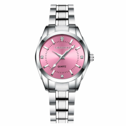 🕰️ Aswan Watch Damen Analog Quarz Armbanduhr mit Edelstahlarmband Angebot bei HelloDeals