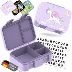 BEARFOOT Bento Box COMPACT | BPA-freie Kinder Brotdose für Schule & Kindergarten Angebot bei HelloDeals