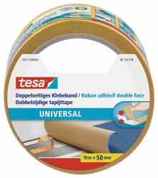 🔥 Mega Deal! tesa Doppelseitiges Klebeband Universal - 10m x 50mm 🎁 Angebot bei HelloDeals
