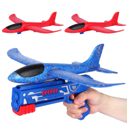 🚀 Flugzeug Spielzeug-Set mit Katapult Pistole für Kinder ab 3 Jahren 🛩️ Angebot bei HelloDeals