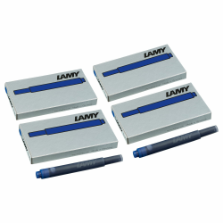 🖋️🌈 LAMY T10 4er Set löschbare Tintenpatronen - Blau - 5 Stück Angebot bei HelloDeals