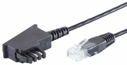 🚀 Super Deal! 1aTTack.de 1x 3,0m Routerkabel TAE-F auf RJ45 (8P2C) - Schwarz Angebot bei HelloDeals