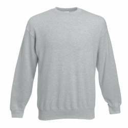 🍇🍊🍋 Fruit of the Loom Herren Classic Sweat Sweatshirt Diverse Farbsets M L XL XXL 3XL 4XL 5XL L Hellgrau Angebot bei HelloDeals