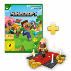🎮 Minecraft + 3500 Minecoins | Xbox Series X/ Xbox One - Disc Angebot! Angebot bei HelloDeals