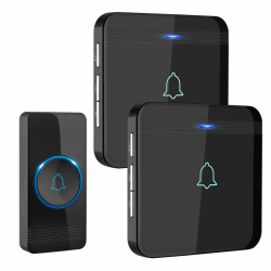 🔔 AVANTEK Funkklingel Set - 400m Reichweite, 52 Melodien, IP55 Wasserdicht Angebot bei HelloDeals