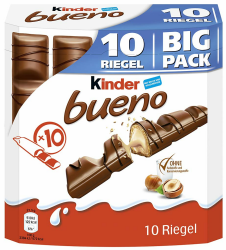 Angebot: Ferrero kinder bueno Big Pack - Schokoriegel mit Milch-Haselnuss-Creme Angebot bei HelloDeals
