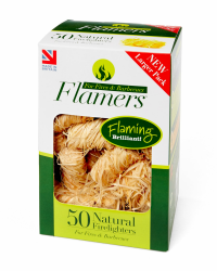 Flamers Grill- und Kaminanzünder 50 Stk. 🔥 | Hochwertige Anzündwolle für Feuerstellen | Umweltfreundlich & Nachhaltig Angebot bei HelloDeals