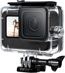 FitStill 60M/196FT Wasserdichtes Gehäuse für Go Pro Hero12/11/10/9 Black 📷🌊 Angebot bei HelloDeals