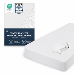 🌟 Blumtal® Matratzenschoner 90x200 cm - Wasserdichter Matratzenschutz Angebot bei HelloDeals