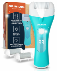 🌟 Premium Grundig Hornhautentferner elektrisch Pro - Schnell und bequem Hornhaut entfernen ohne Bücken Angebot bei HelloDeals
