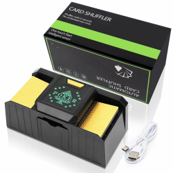 🃏🎲 Elektrische Kartenmischmaschine - Automatischer Kartenmischer für Poker und mehr! Angebot bei HelloDeals