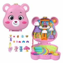 Polly Pocket x Glücksbärchi Puppen & Spielset 🌈🐻 Angebot bei HelloDeals