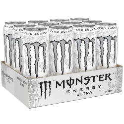 Monster Energy Ultra White - Koffeinhaltiger Energy Drink mit sanftem Zitrus-Geschmack Angebot bei HelloDeals