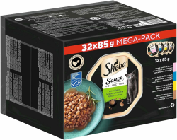 🐱🌟 SHEBA Schale Nassfutter Multipack Mega-Pack Sauce Collection 🌟🐱 Angebot bei HelloDeals