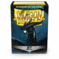 🐉 Arcane Tinmen ART11024 Sleeves: Dragon Shield Matte Jet (100) Standard Size 100pk-Jet, Black 🖤 Angebot bei HelloDeals