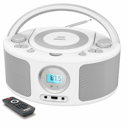 🎵 WISCENT Tragbares CD Radio mit Bluetooth und FM-Radio 📻 Angebot bei HelloDeals