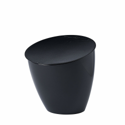 Mepal - Küchenabfalleimer Calypso - Kleiner Mülleimer mit Deckel - 2200 ml - Nordic Black 🌿 Angebot bei HelloDeals