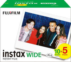 📸🎞️ Super Deal: instax Wide Film, 5'er Pack (5x10 Aufnahmen), Weiß Angebot bei HelloDeals