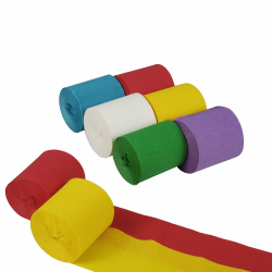 🎉 Super Deal! 6 Krepp-Bänder 10 m x 5 cm 🌈 Angebot bei HelloDeals