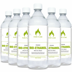 🔥 Super Deal! Bioethanol 96,6 - 6x1L Flaschen 🌿🇩🇪 Angebot bei HelloDeals