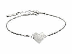 🌟 Super Angebot! LIEBESKIND Damen Armband Herz Edelstahl Silber 20 cm 🌟 Angebot bei HelloDeals
