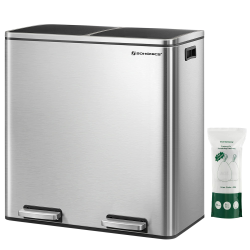 🌟 SONGMICS Mülleimer 2 x 30 Liter - Mülltrennsystem für die Küche 🚮 Angebot bei HelloDeals