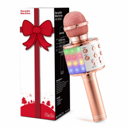 🎤 Fede Karaoke Mikrofon - Drahtloses Bluetooth Mikrofon für Kinder Angebot bei HelloDeals