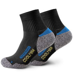 🧦 Piarini 2 Paar Coolmax Wandersocken Sommer Kurz - Outdoor Trekkingsocken Damen Herren Angebot bei HelloDeals