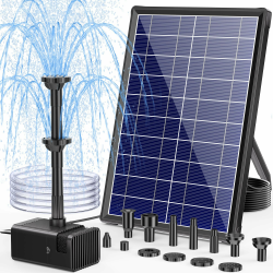 Biling 8W Solar Springbrunnen für draußen 🌞🌿 Angebot bei HelloDeals