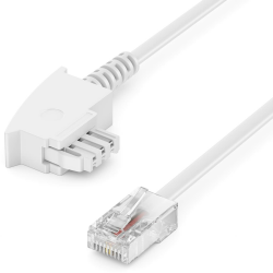 deleyCON 15m Routerkabel TAE-F auf RJ45 (8P2C) Anschlusskabel 🌐 Angebot bei HelloDeals