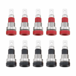 🔊 EMSea 10 Stück 4-mm-Buchse Adapter Bananenstecker Audio-Lautsprecher 🎶 Angebot bei HelloDeals