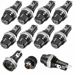 🔒 Gebildet 10Stück 5 x 20mm Sicherungshalter AC 10A 250V 🔌 Angebot bei HelloDeals
