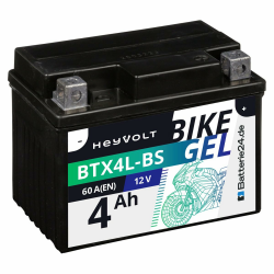 🏍️ HeyVolt GEL Motorradbatterie 12V 4Ah 🏍️ Angebot bei HelloDeals